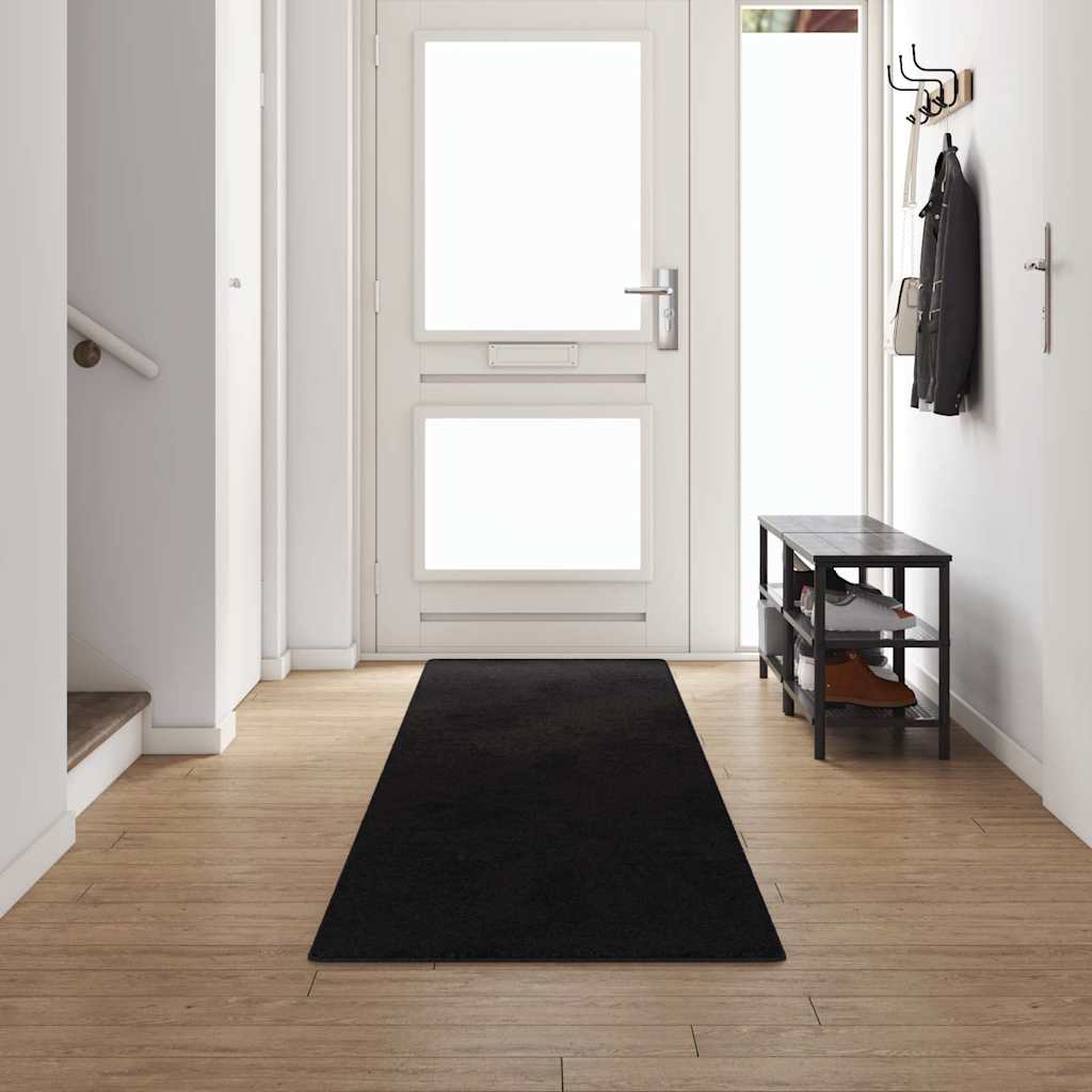Vidaxx Teppichläufer Schwarz 80 x 500 cm 100 % Polypropylen-Tuft