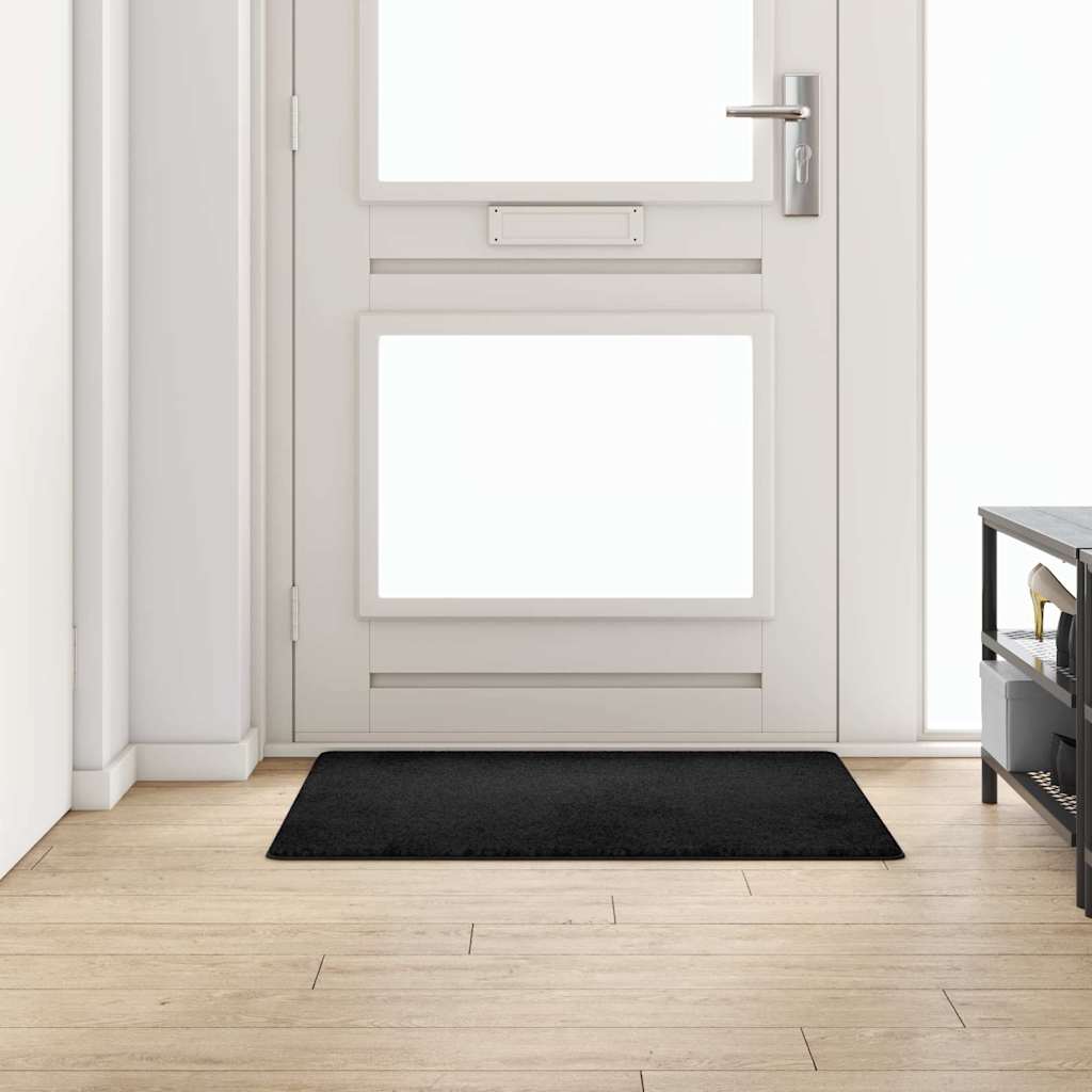 Vidaxx Teppichläufer Schwarz 100 x 100 cm 100 % Polypropylen-Tuft