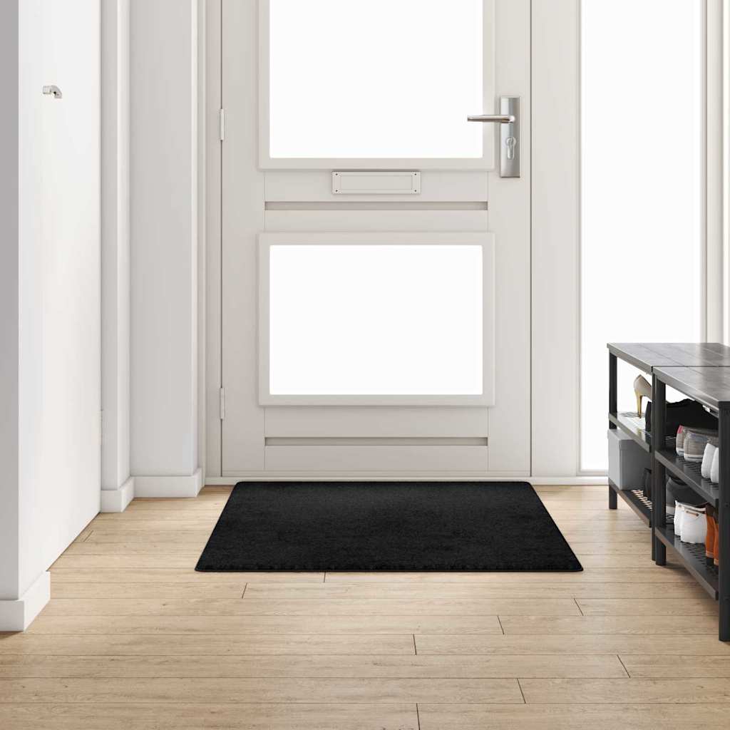 Vidaxx Teppichläufer schwarz 100 x 150 cm 100 % Polypropylen-Tuft