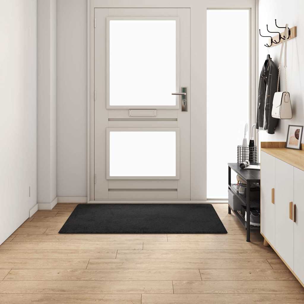 Vidaxx Teppichläufer schwarz 100 x 150 cm 100 % Polypropylen-Tuft