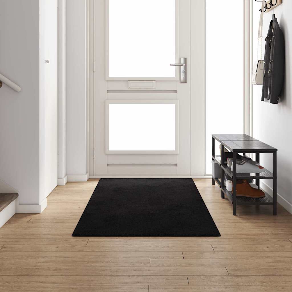Vidaxx Teppichläufer schwarz 100 x 300 cm 100 % Polypropylen-Tuft