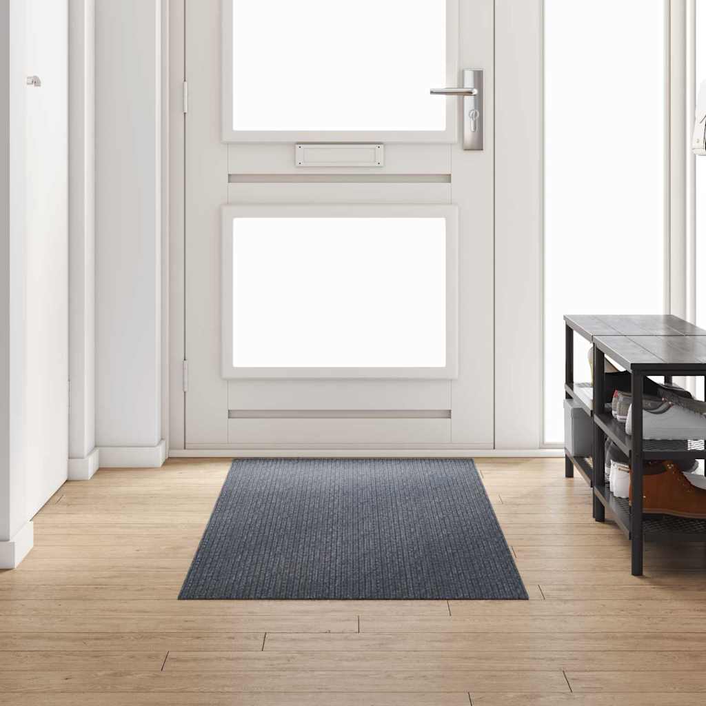 Vidaxx Teppichläufer grau 80 x 250 cm Stoff
