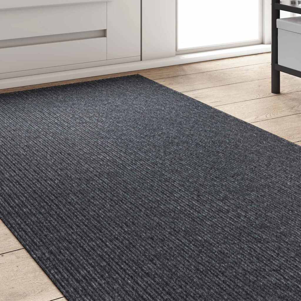 Vidaxx Teppichläufer grau 80 x 500 cm Stoff