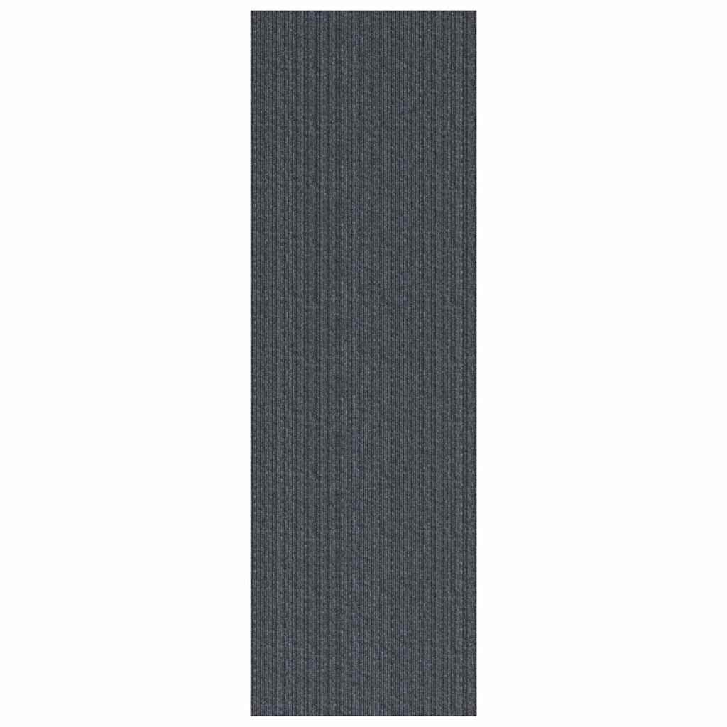 Vidaxx Teppichläufer grau 80 x 500 cm Stoff
