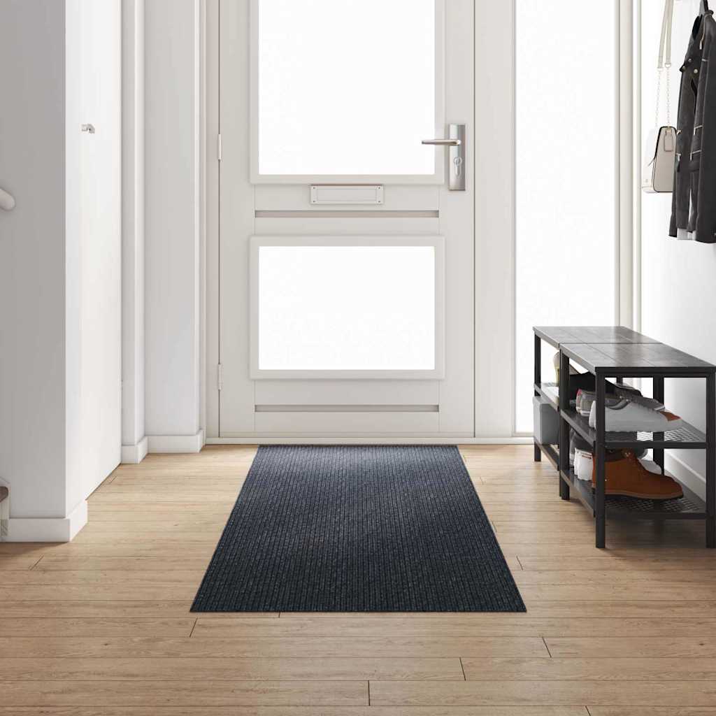 Vidaxl Teppichläufer Anthrazit 80 x 300 cm Stoff