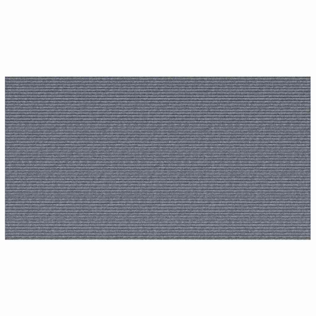 Vidaxl Teppichläufer hellgrau 80 x 150 cm Stoff