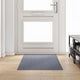 Vidaxl Teppichläufer hellgrau 80 x 200 cm Stoff