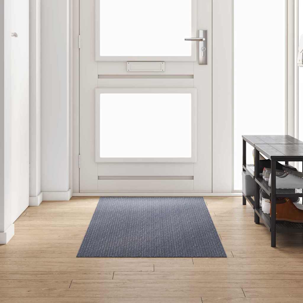 Vidaxl Teppichläufer hellgrau 80 x 250 cm Stoff