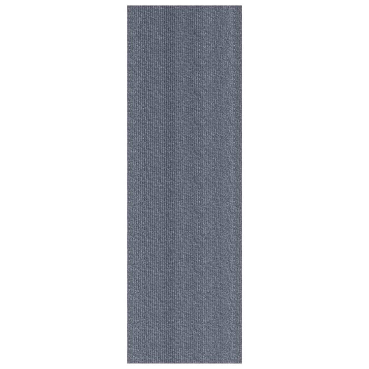 Vidaxl Teppichläufer hellgrau 80 x 300 cm Stoff