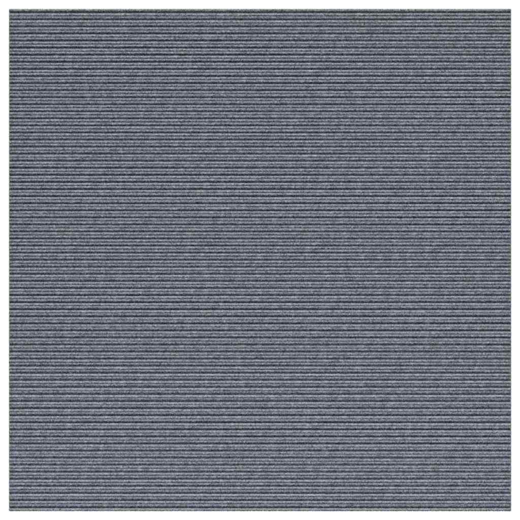 Vidaxl Teppichläufer hellgrau 100 x 100 cm Stoff