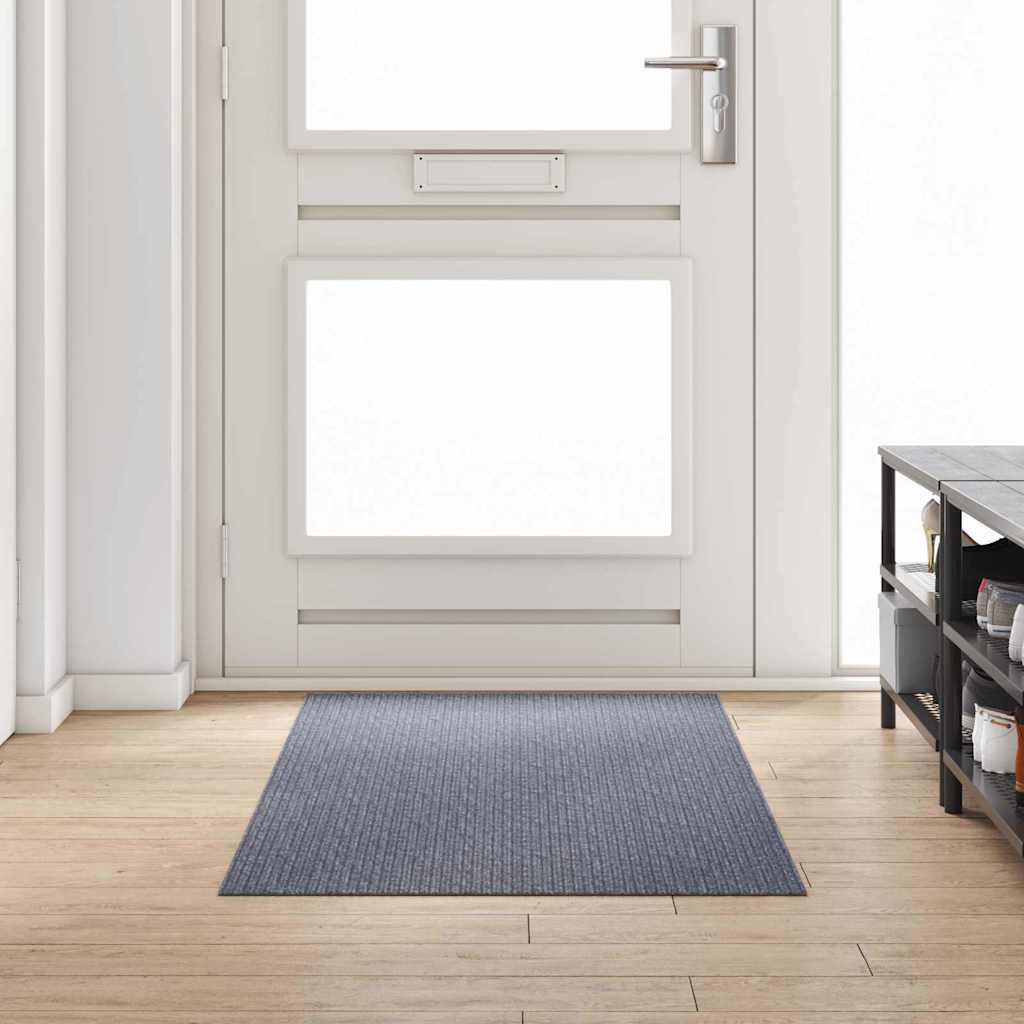 Vidaxl Teppichläufer hellgrau 100 x 300 cm Stoff