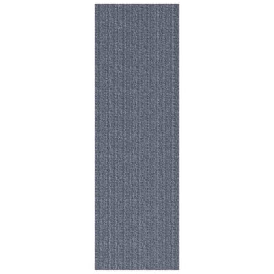 Vidaxl Teppichläufer hellgrau 100 x 300 cm Stoff