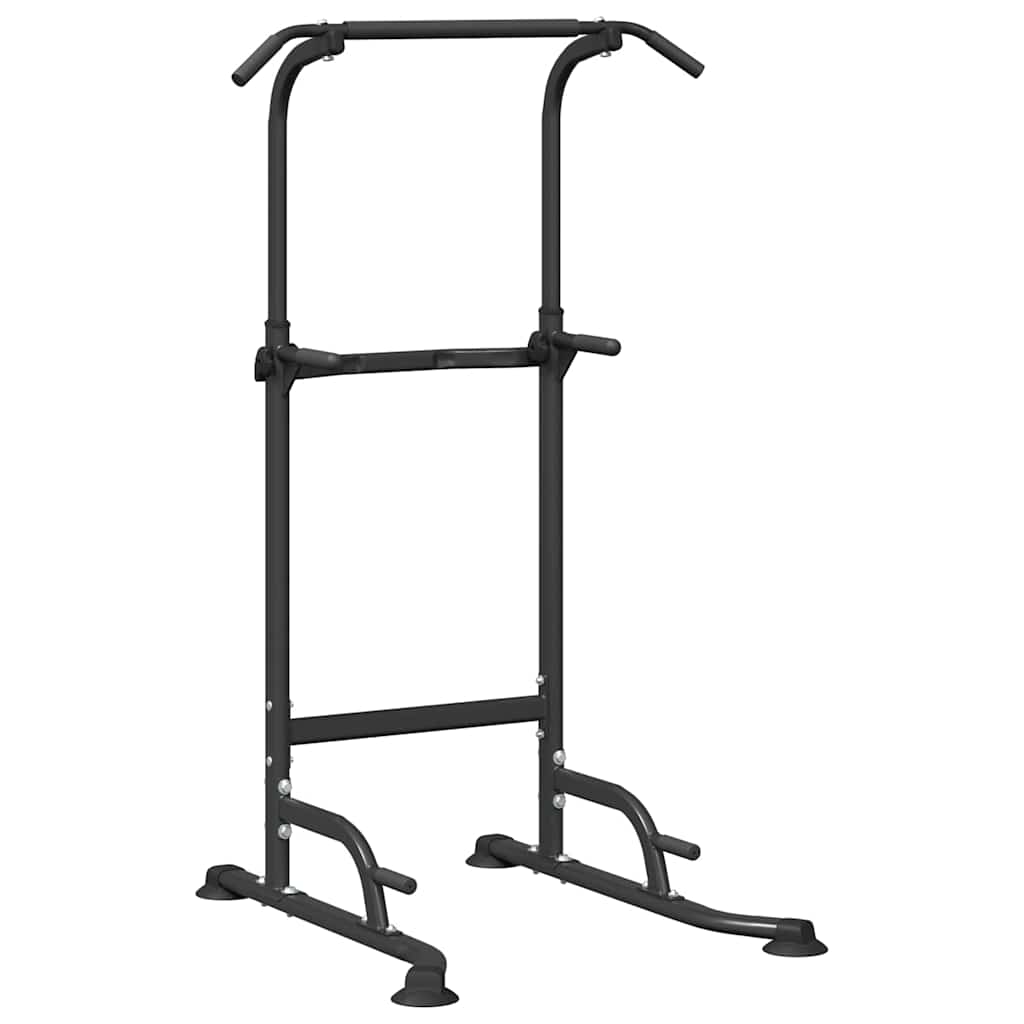 VidaXL Power Tower Dip-Station Schwarz 102 x 95 x 210 cm