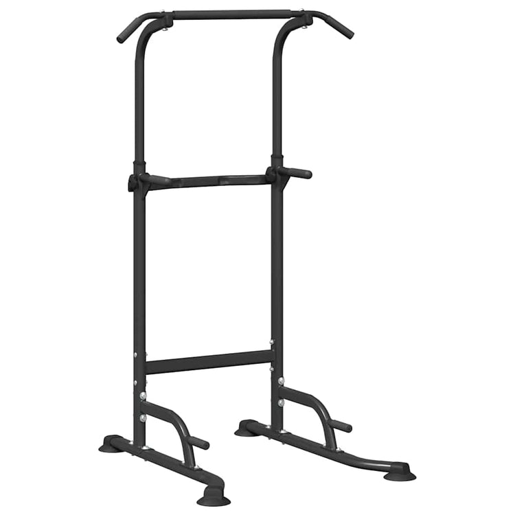 VidaXL Power Tower Dip-Station Schwarz 102 x 95 x 210 cm