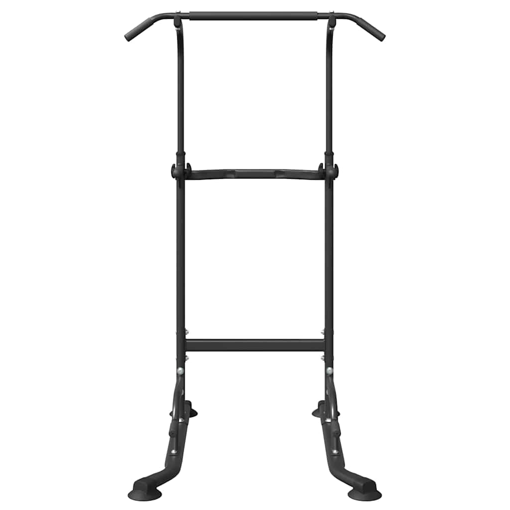 VidaXL Power Tower Dip-Station Schwarz 102 x 95 x 210 cm