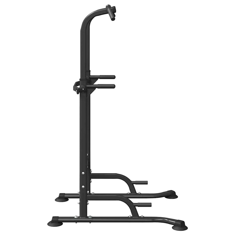 VidaXL Power Tower Dip-Station Schwarz 102 x 95 x 210 cm