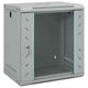 Vidaxxl Netzwerkschrank mit Stauraum grau 53 x 45 x 60 cm Stahl