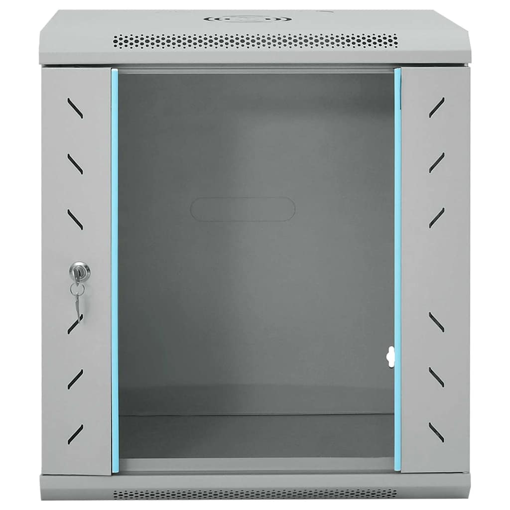 Vidaxxl Netzwerkschrank mit Stauraum grau 53 x 45 x 60 cm Stahl