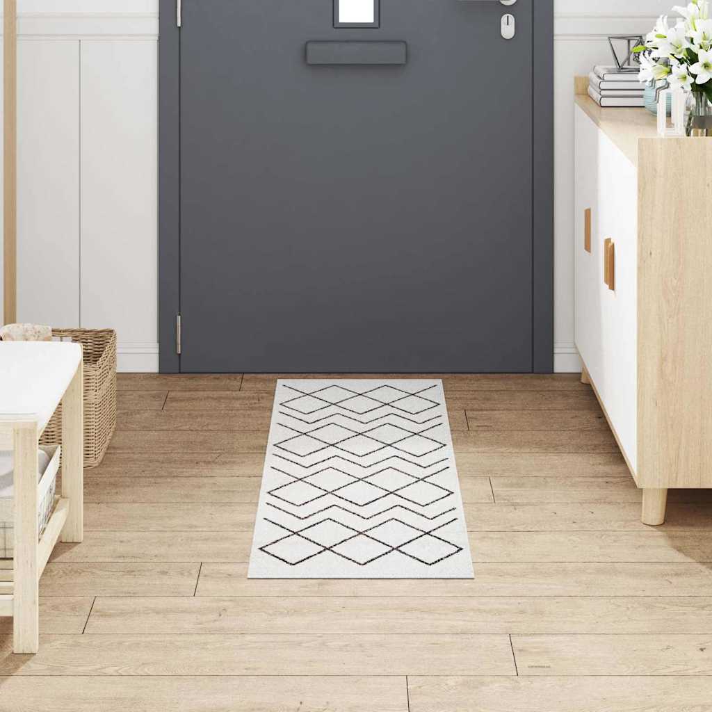Vidaxx Küchenteppich weiß 150 x 45 cm Samt