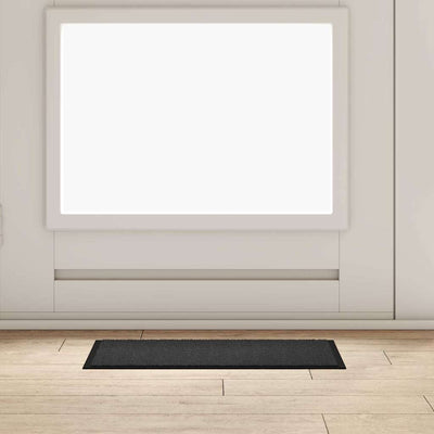 Vidaxl Fußmatte Anthrazit 60 x 40 x 1,2 cm Teddystoff