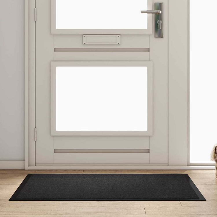 Vidaxl Fußmatte Anthrazit 60 x 40 x 1,2 cm Teddystoff