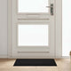 Vidaxl Fußmatte schwarz 60 x 40 x 1,2 cm Teddystoff
