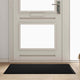 Vidaxl Fußmatte schwarz 60 x 40 x 1,2 cm Teddystoff