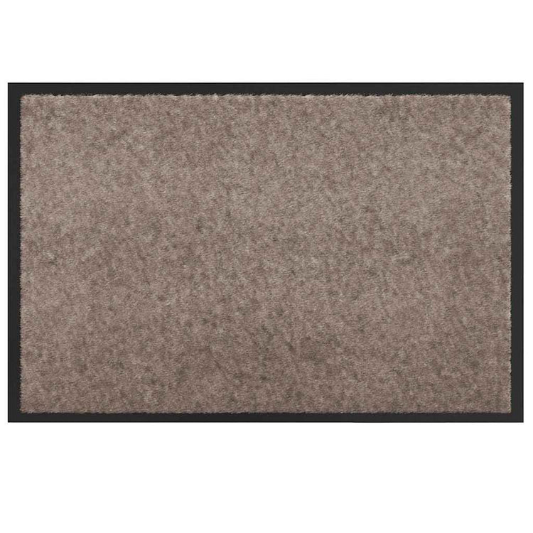Vidaxl Fußmatte Beige 60 x 40 x 1,2 cm Teddystoff