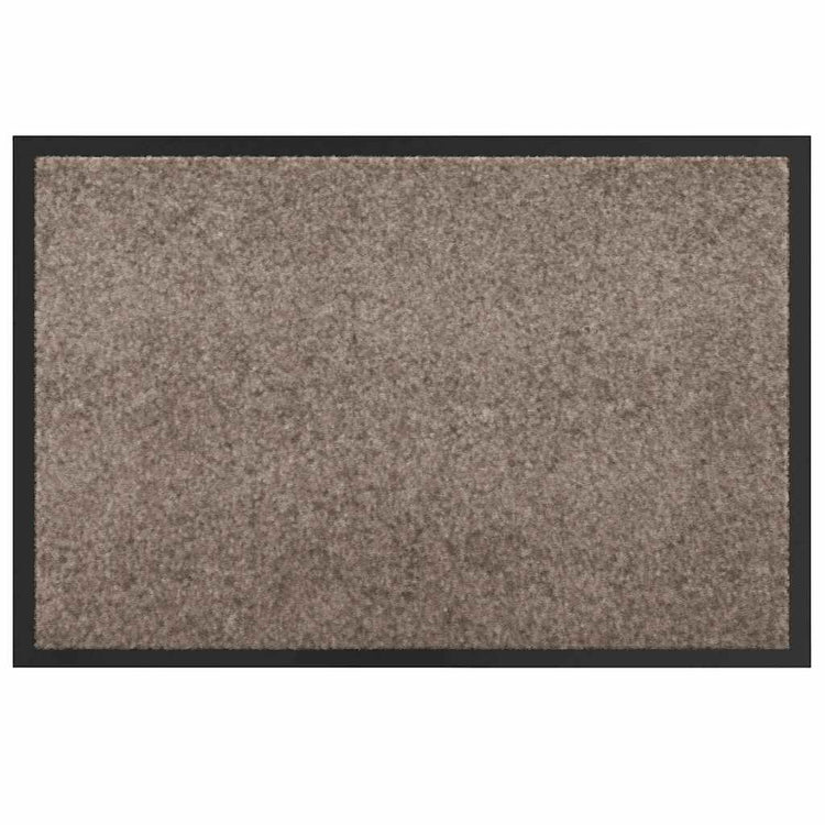 Vidaxl Fußmatte Beige 60 x 40 x 1,2 cm Teddystoff