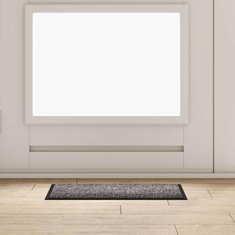 Vidaxl Fußmatte hellgrau 60 x 40 x 1,2 cm Teddystoff