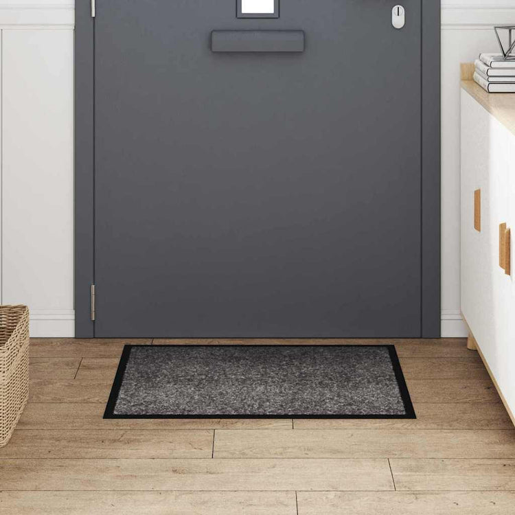 Vidaxl Fußmatte hellgrau 60 x 40 x 1,2 cm Teddystoff