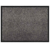 Vidaxl Fußmatte hellgrau 60 x 40 x 1,2 cm Teddystoff