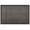Vidaxl Fußmatte hellgrau 60 x 40 x 1,2 cm Teddystoff