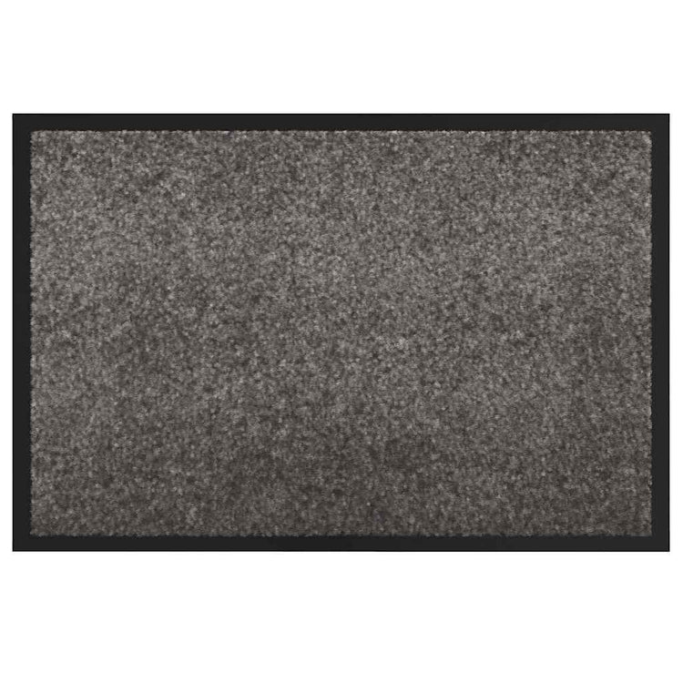 Vidaxl Fußmatte hellgrau 60 x 40 x 1,2 cm Teddystoff