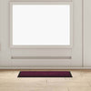 Vidaxl Fußmatte Burgunderrot 60 x 40 x 1,2 cm Teddystoff