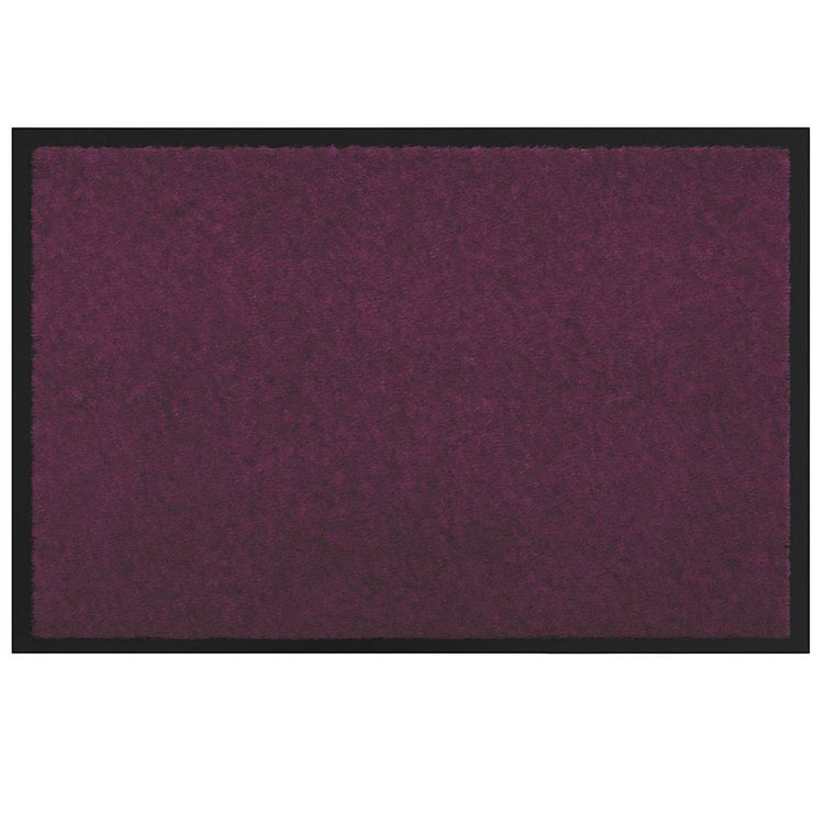 Vidaxl Fußmatte Burgunderrot 60 x 40 x 1,2 cm Teddystoff