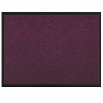 Vidaxl Fußmatte Burgunderrot 60 x 40 x 1,2 cm Teddystoff
