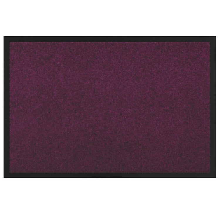 Vidaxl Fußmatte Burgunderrot 60 x 40 x 1,2 cm Teddystoff