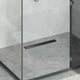 Vidaxx 2 in 1 Duschablauf schwarz 60 cm Edelstahl 304