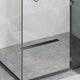 Vidaxx Duschrinne 2-in-1 mit 360° Siphon Schwarz 60 cm