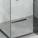 Vidaxx Duschrinne 2-in-1 mit 360° Siphon Schwarz 50 cm