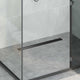 Vidaxx Duschrinne 2-in-1 mit 360° Siphon Schwarz 70 cm