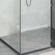 Vidaxxl wandmontierter Duschablauf Silber 100 cm Edelstahl 304