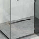 Vidaxx 2 in 1 Duschrinne schwarz 80 cm Edelstahl 304