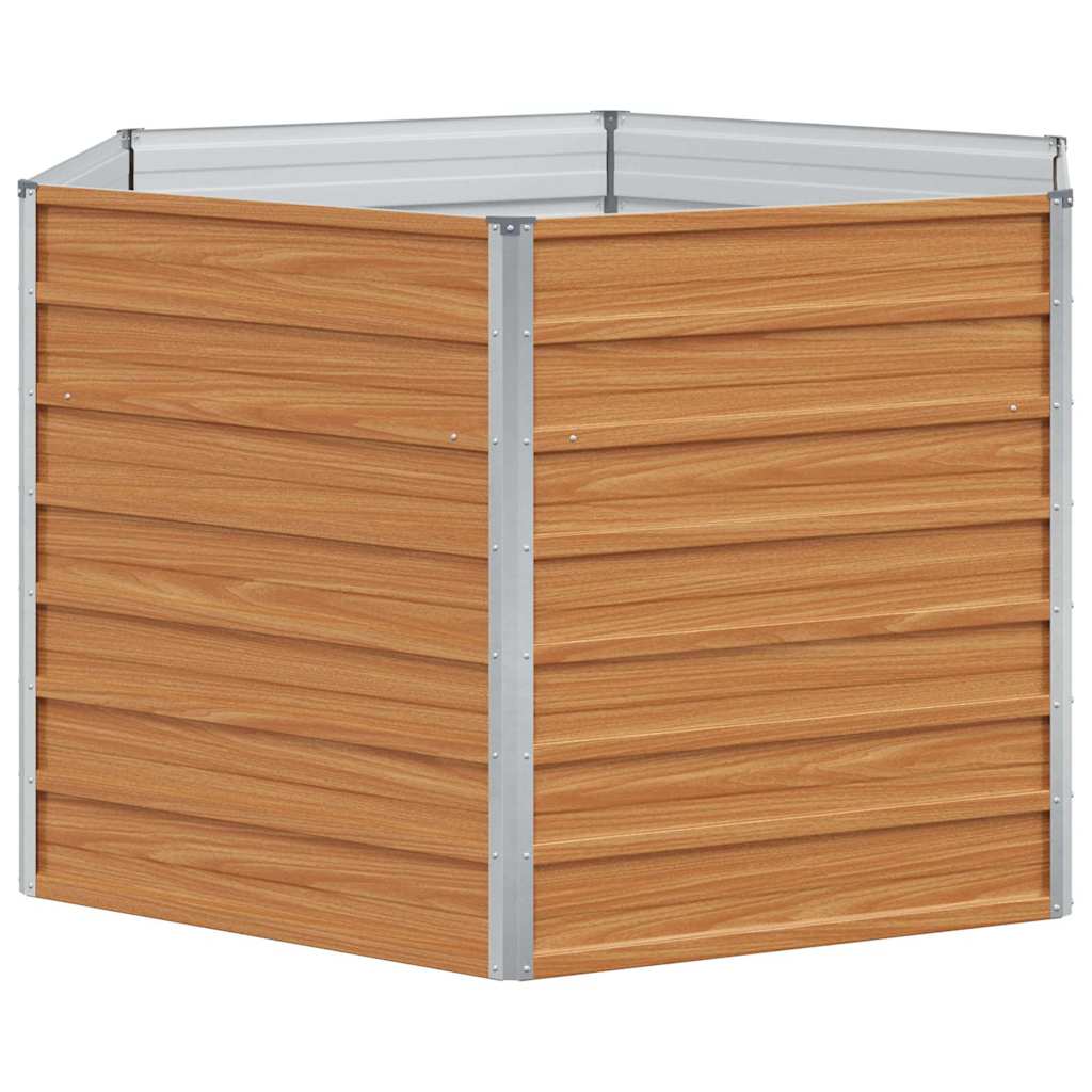 Vidaxx Hochbeet Hellbraun 129 x 129 x 77 cm
