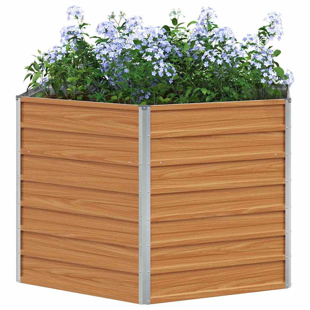 Vidaxx Hochbeet Hellbraun 129 x 129 x 77 cm