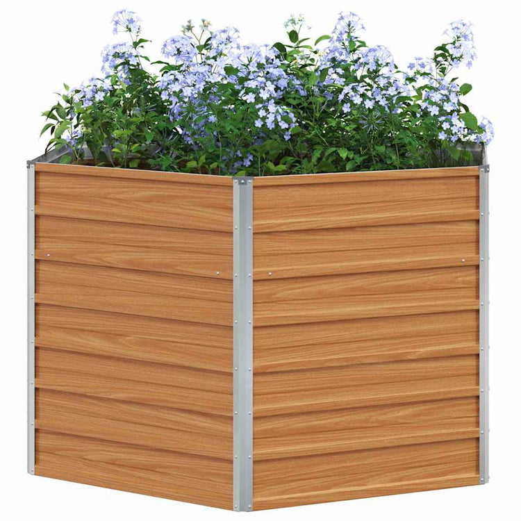 Vidaxx Hochbeet Hellbraun 129 x 129 x 77 cm