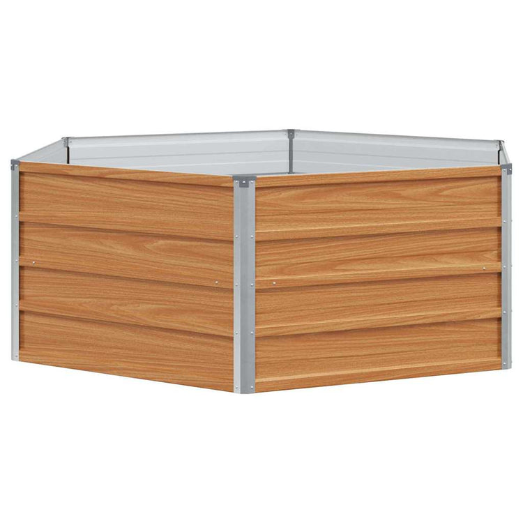 Vidaxx Hochbeet Holzoptik 129 x 129 x 45 cm