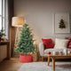 Vidaxx Weihnachtsbaumrock rot ø 65 x 24 cm Kunststoff