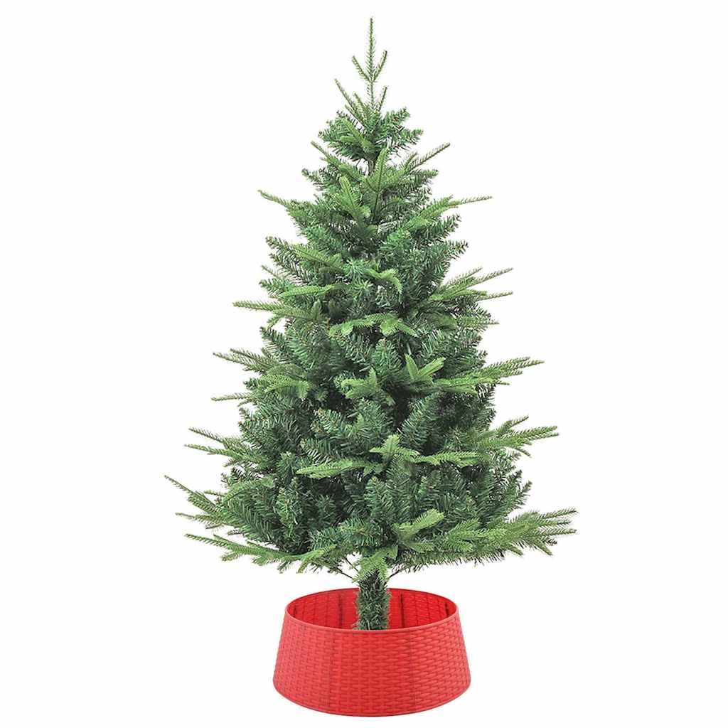 Vidaxx Weihnachtsbaumrock rot ø 65 x 24 cm Kunststoff